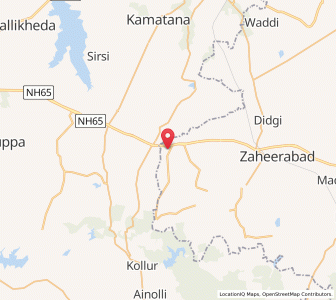Map of Madgi, Karnataka