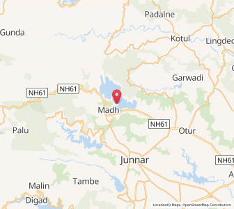 Map of Madh, Maharashtra