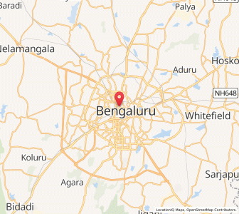 Map of Madhava Nagar, Karnataka