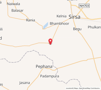 Map of Madho Singhana, Haryana