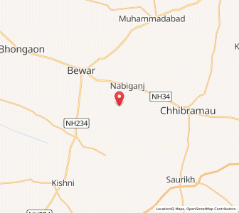 Map of Madhpuri, Uttar Pradesh