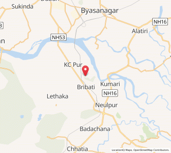 Map of Madhupurgarh, Odisha