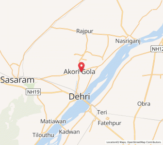 Map of Madhurampur Dehri, Bihar