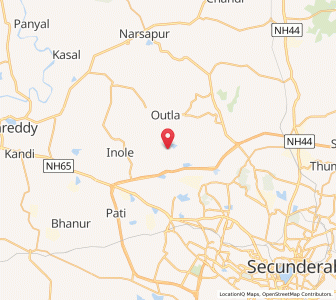 Map of Madhwaram, Andhra Pradesh