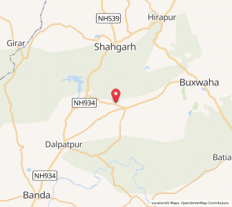 Map of Madiyaghati, Madhya Pradesh