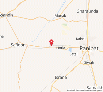 Map of Madlauda, Haryana