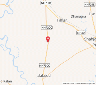 Map of Madnapur, Uttar Pradesh