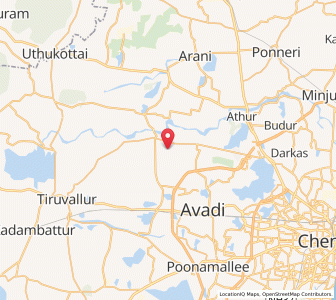 Map of Magaral, Tamil Nadu
