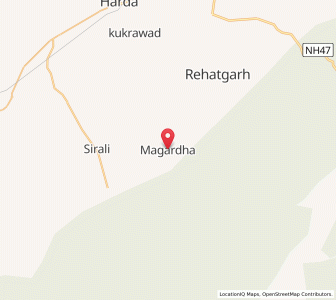 Map of Magardha, Madhya Pradesh