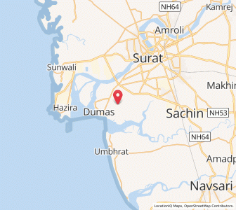 Map of Magdala, Gujarat