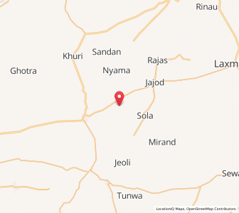Map of Magluna, Rajasthan