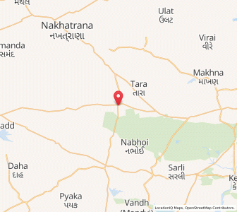 Map of Magwana, Gujarat
