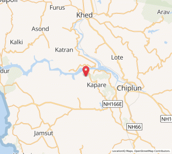 Map of Mahabaleshwar, Maharashtra