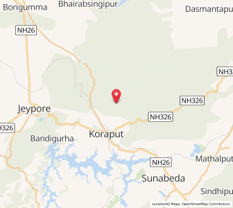 Map of Mahadeiput, Odisha