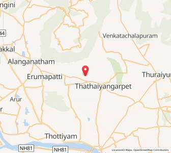Map of Mahadevi, Tamil Nadu