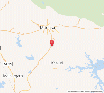 Map of Mahagarh, Madhya Pradesh
