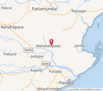 Map of Mahakalparha, Odisha