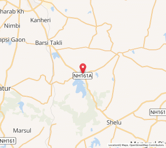 Map of Mahan, Maharashtra