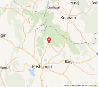 Map of Maharajagadai, Tamil Nadu