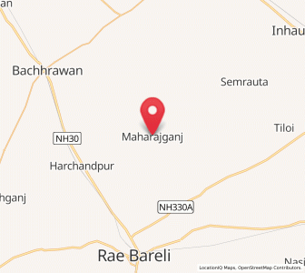 Map of Maharajganj, Uttar Pradesh