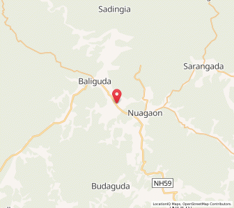 Map of Mahasingha, Odisha