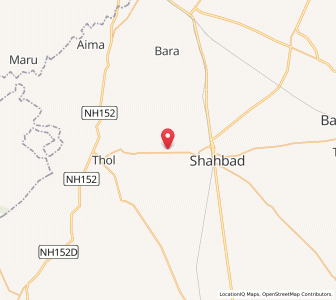 Map of Mahdudan, Haryana