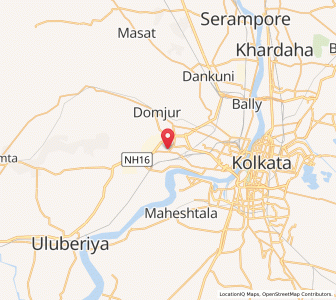 Map of Mahiari, West Bengal