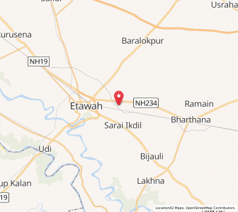 Map of Mahilal ka Nagla, Uttar Pradesh