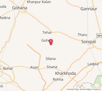 Map of Mahipur, Haryana
