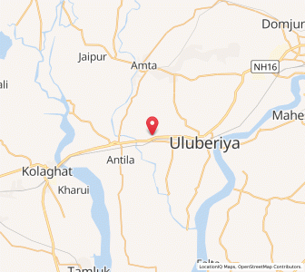 Map of Mahishrekh, West Bengal