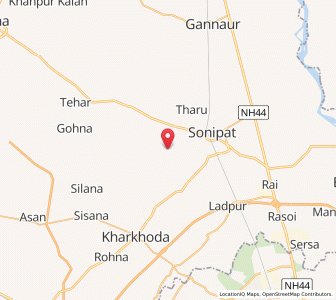 Map of Mahlana, Haryana