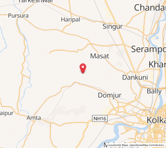 Map of Mahmudpur, West Bengal