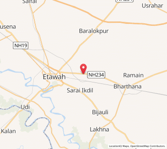 Map of Mahnepur, Uttar Pradesh