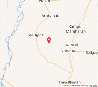 Map of Mahngi, Uttar Pradesh