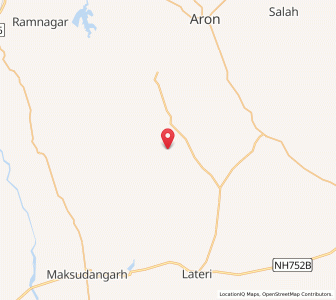 Map of Mahoti, Madhya Pradesh