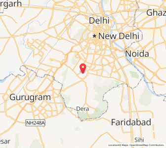 Map of Mahrauli, NCT