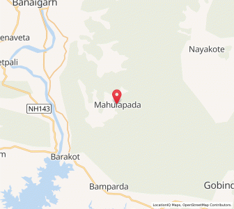 Map of Mahulapada, Odisha