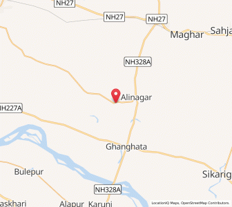 Map of Mahuli, Uttar Pradesh