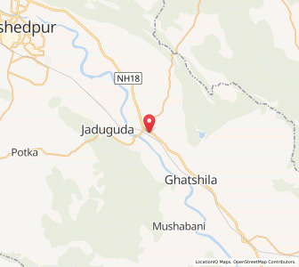 Map of Mahulia, Jharkhand