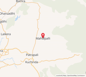Map of Mahulpali, Odisha