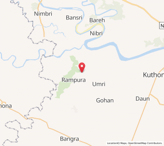 Map of Mahuta, Uttar Pradesh