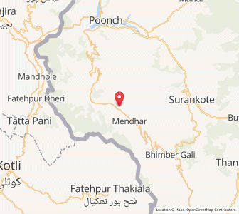 Map of Maidan, Kashmir