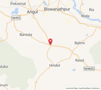 Map of Maidharapur, Odisha