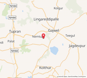 Map of Maiiaram, Andhra Pradesh