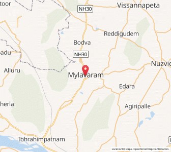 Map of Mailavaram, Andhra Pradesh