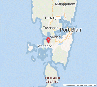 Map of Maimyo, Andaman and Nicobar Islands
