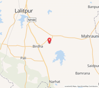Map of Mainwara, Uttar Pradesh