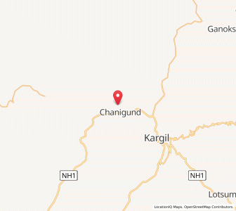 Map of Majdas, Kashmir