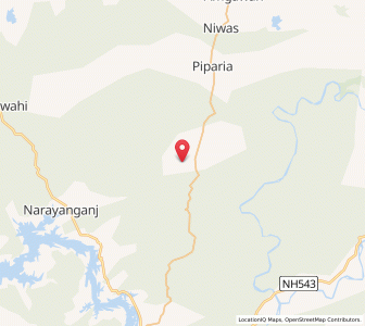 Map of Majhgaon, Madhya Pradesh