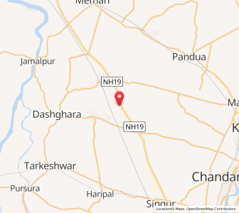 Map of Majnan, West Bengal